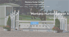 Desktop Screenshot of montanahunterjumper.org
